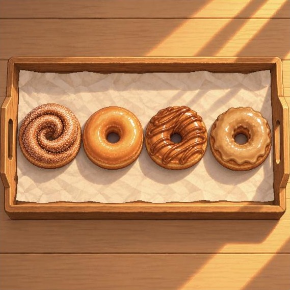 The donut case